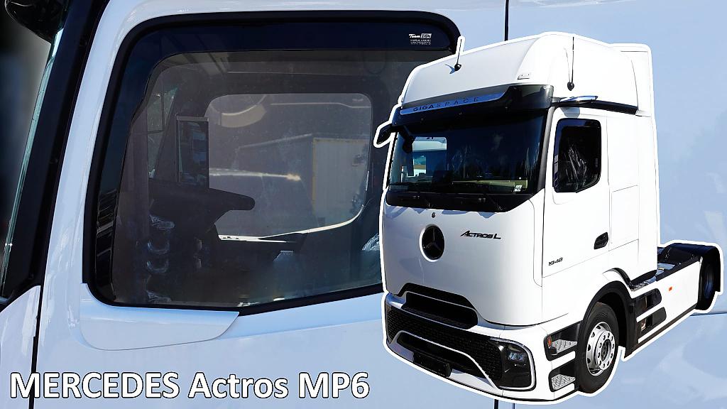 Deflektory-ofuky oken pro Mercedes Actros MP6 