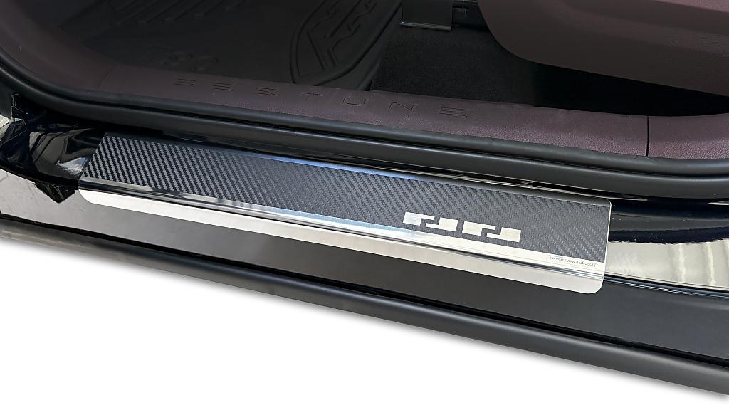 Kryty prah�-nerez+karbon Bestune T90