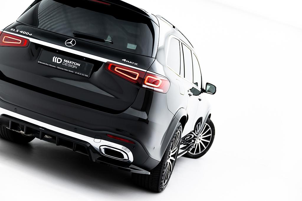 Zadn� spoiler n�razn�ku V.2 Mercedes-Benz GLS AMG-Line X167 / Facelift s �ebrov�n�m