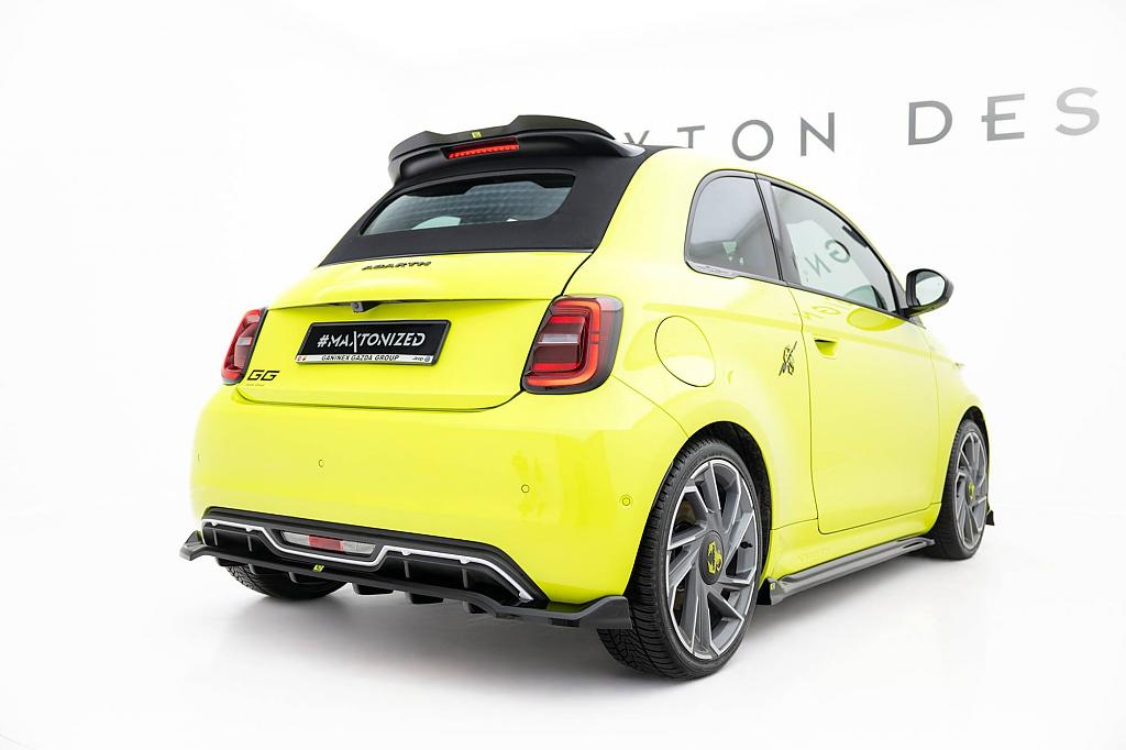 Spoiler zadniho narazniku Abarth 500e s žebrováním - Spoilercentrum ...