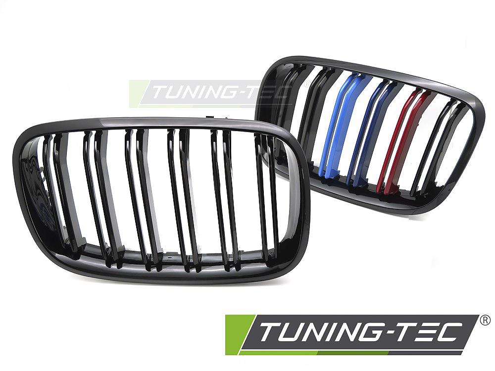 Maska-ledvinky pro BMW X5 E70 / X6 E71, �ern� lesk s trikol�rou