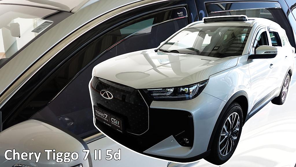 Deflektory-ofuky oken Chery Tiggo 7 + zadn�