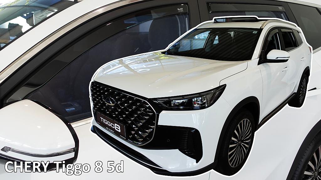 Deflektory-ofuky oken Chery Tiggo 8 + zadn�