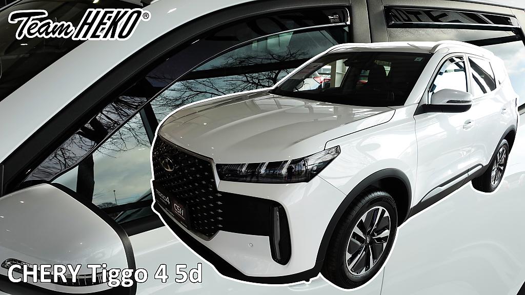Deflektory-ofuky oken Chery Tiggo 4 + zadn�