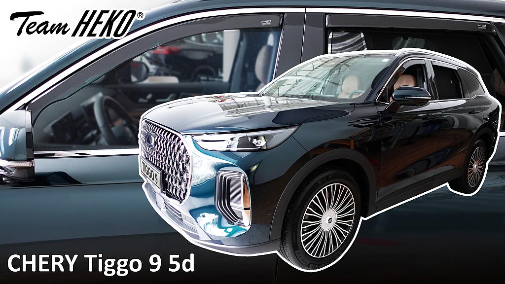 Deflektory-ofuky oken Chery Tiggo 9 + zadn�
