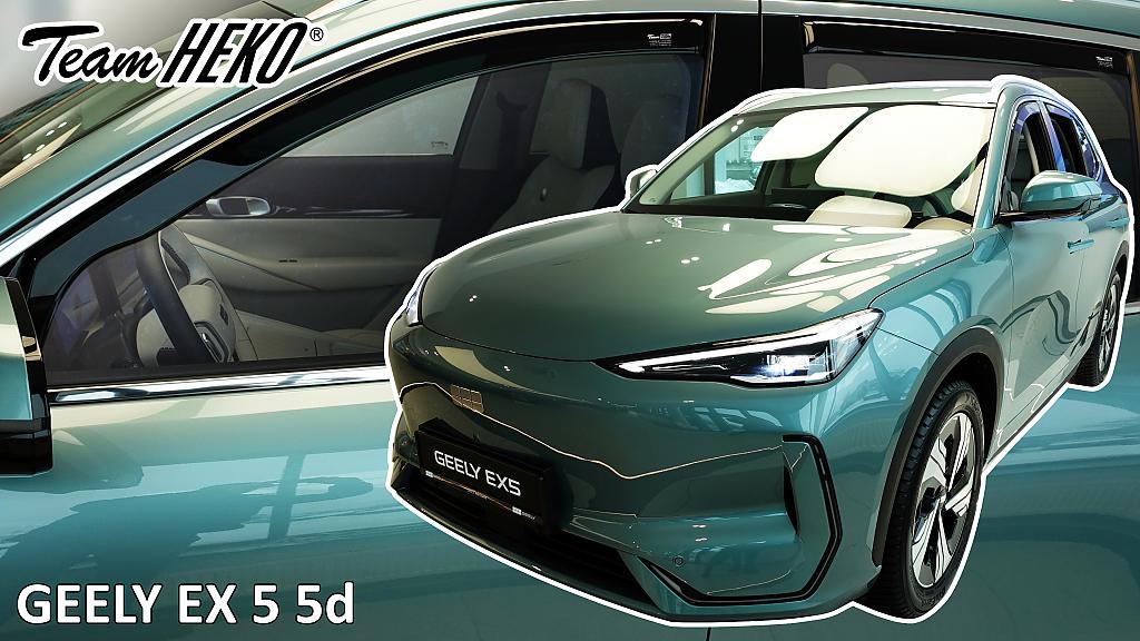 Deflektory-ofuky oken Geely EX5 + zadn�