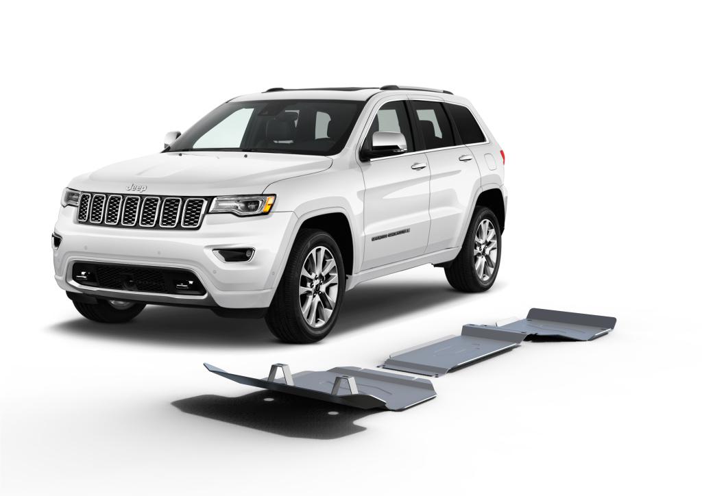 sada ALU kryt� podvozku Jeep Cherokee KK - motor, p�evodovka a rozd�lovac� p�evodovka