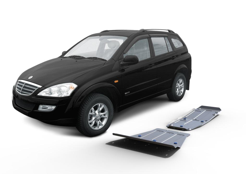 sada ALU kryt podvozku Ssang Yong Kyron II  - motor a pevodovka