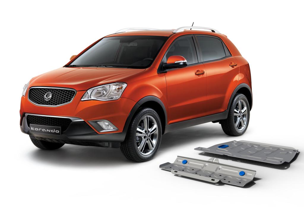 sada ALU kryt podvozku Ssang Yong New Actyon / Korando  - motor a radiator