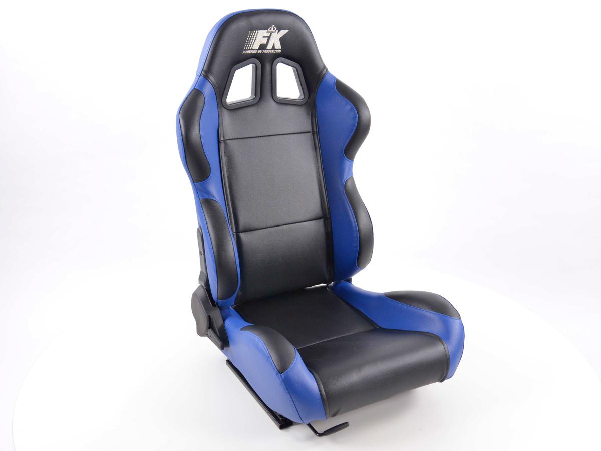 FK Sportstoelen Auto Half-kuipstoelen Set Race 4 Echt Leer In De Autosport Blik