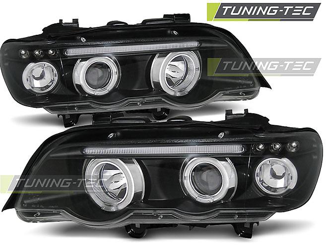 Pedn lampy s Angel Eyes BMW X5