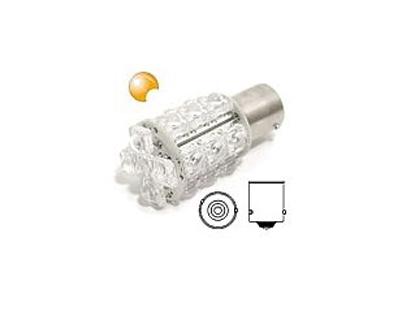 Žárovka 20 SUPER LED 12V BaU15s oranžová