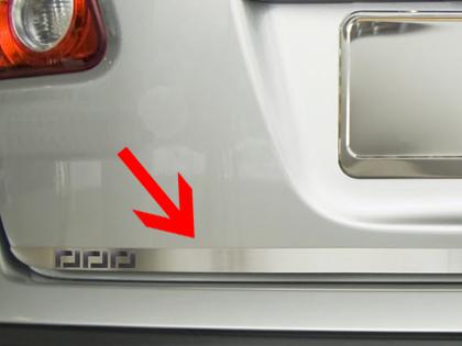 Lita ptch dve - matn nerez+logo MERCEDES CLASS A (W169) 3-dv. / 5-dv.