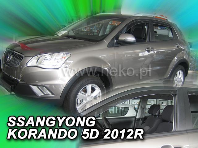 Deflektory-ofuky oken Ssangyong Korando