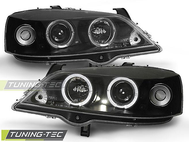 Přední lampy s Angel Eyes Opel Astra G