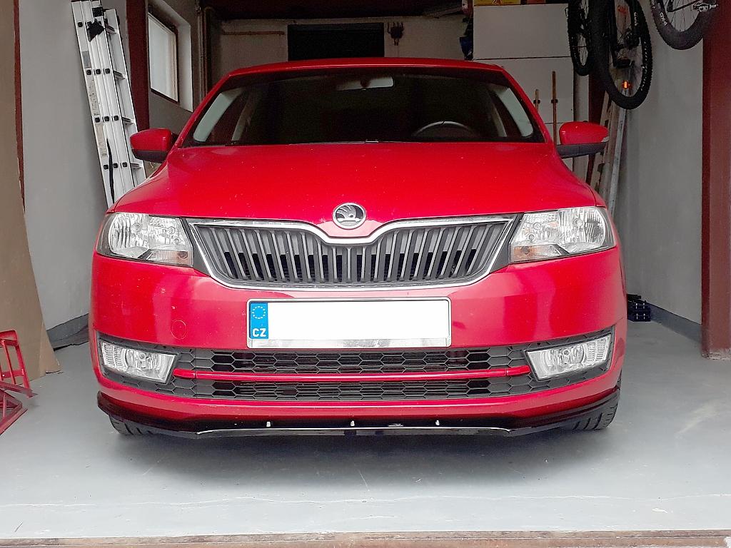 Спойлер skoda rapid
