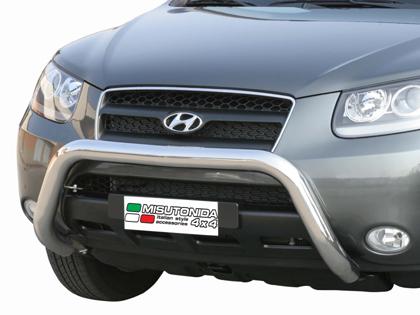Nerezov� p�edn� ochrann� r�m Hyundai Santa-Fe II, 76mm