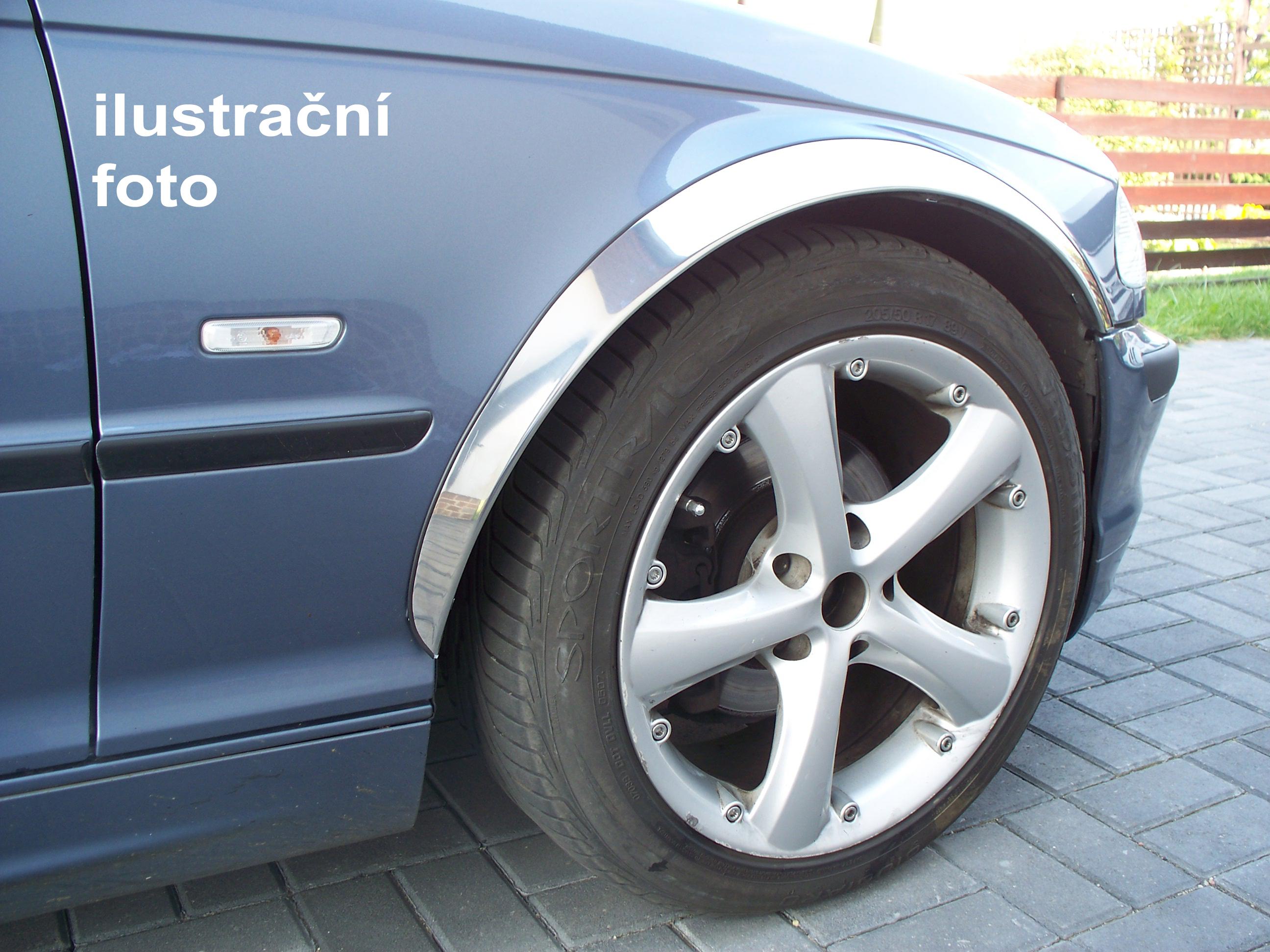 Chromové lemy blatníků Citroen C4 Grand Picasso I