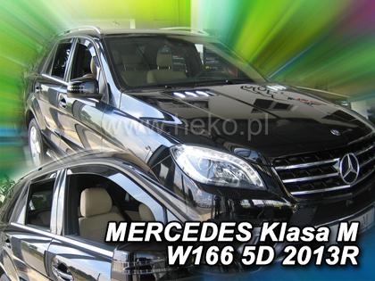 Deflektory-ofuky oken Mercedes W166 + zadn