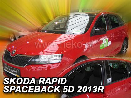 Deflektory-ofuky oken koda Rapid Spaceback + zadn
