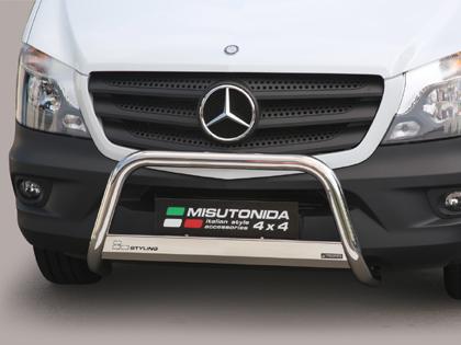 Nerezov� p�edn� ochrann� r�m Mercedes Sprinter, 63mm