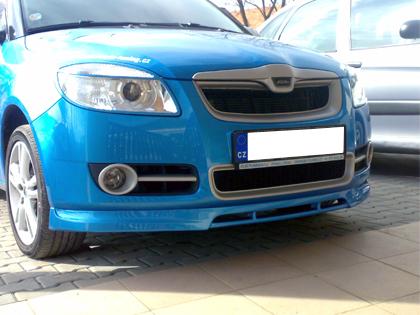 Spoiler p�edn�ho n�razn�ku �koda