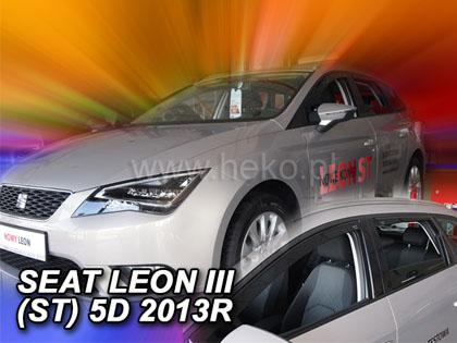 Deflektory-ofuky oken Seat Leon III combi + zadn