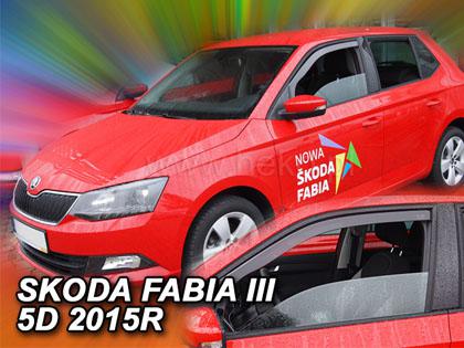 Deflektory-ofuky oken koda Fabia III, 5-dv. hatchback / kombi