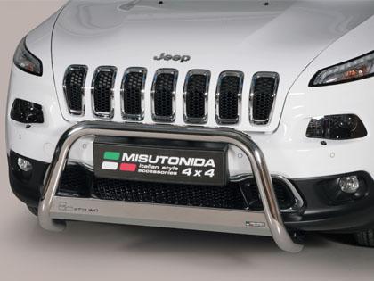 Nerezov� p�edn� ochrann� r�m Jeep Cherokee KL, 63mm