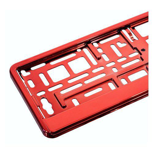 Podlo�ka pod SPZ - red metallic