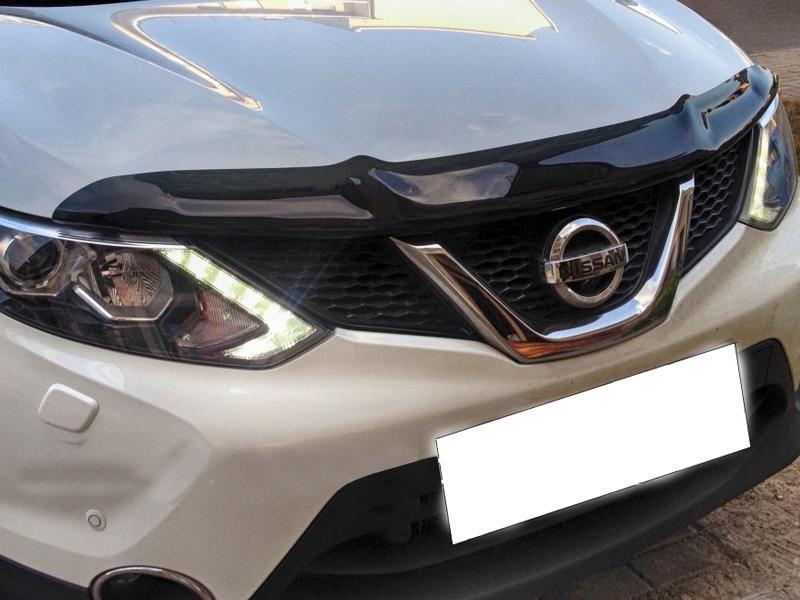 Plexi lita pedn kapoty Nissan Qashqai II