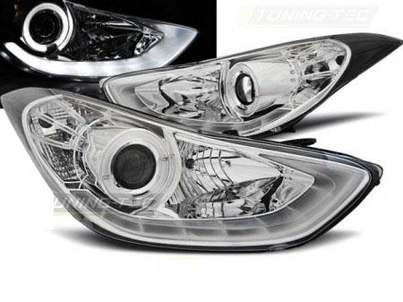LED pedn svtla s dennm svcenm Hyundai Elentra chrom