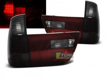 LED zadn svtla BMW X5 E53 erveno-kouov