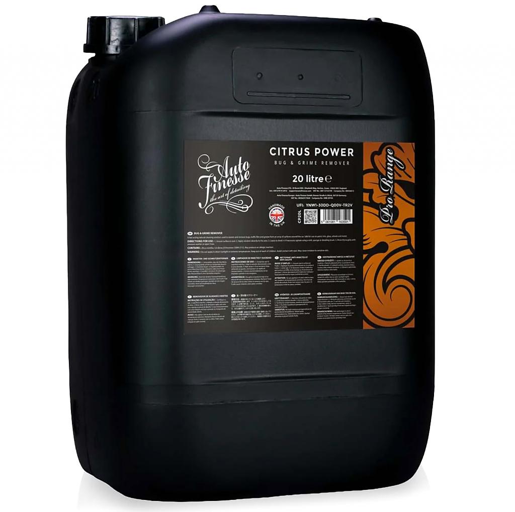 Auto Finesse Citrus Power Bug & Grime Remover (20 L)