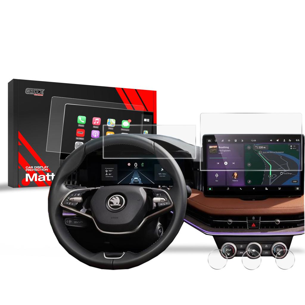 Matn folie na LCD display navigace koda Superb 4