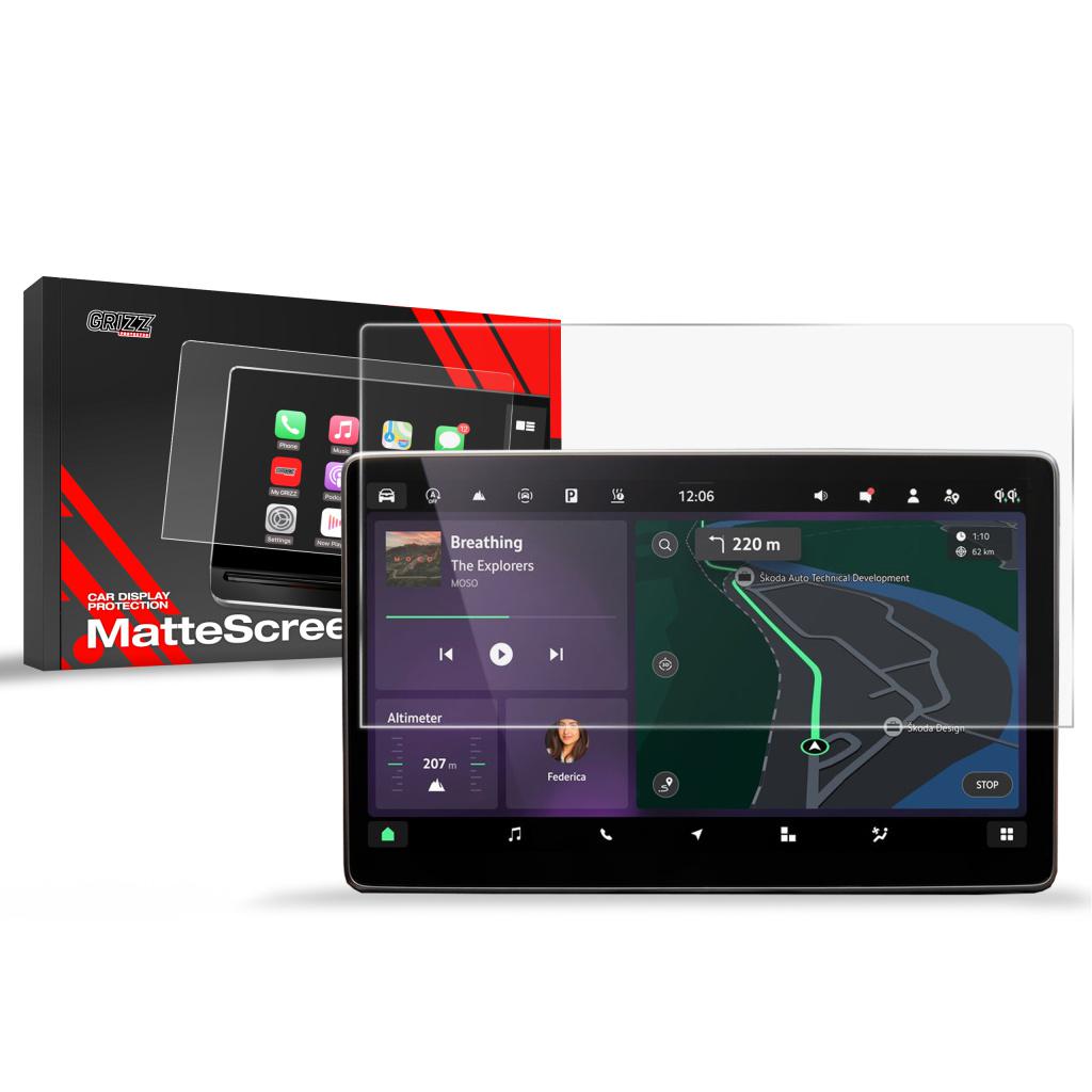 Matn folie na LCD display navigace koda Superb 4