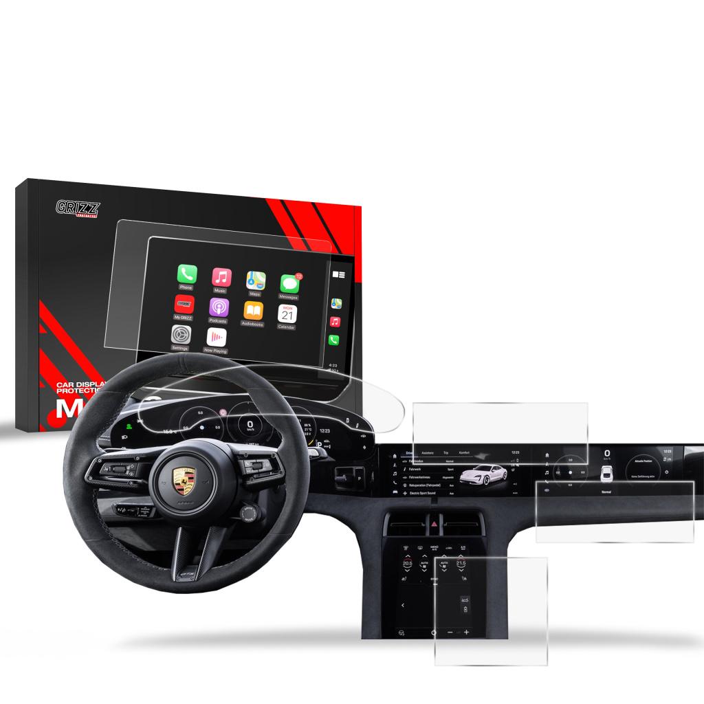 Matn� folie na LCD display navigace Porsche Taycan