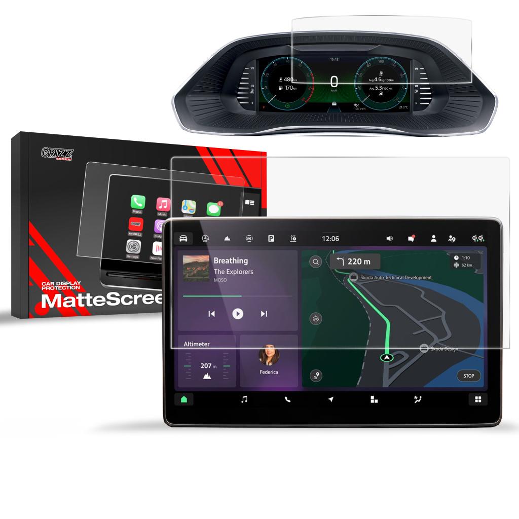 Matn� folie na LCD display navigace �koda Octavia 4