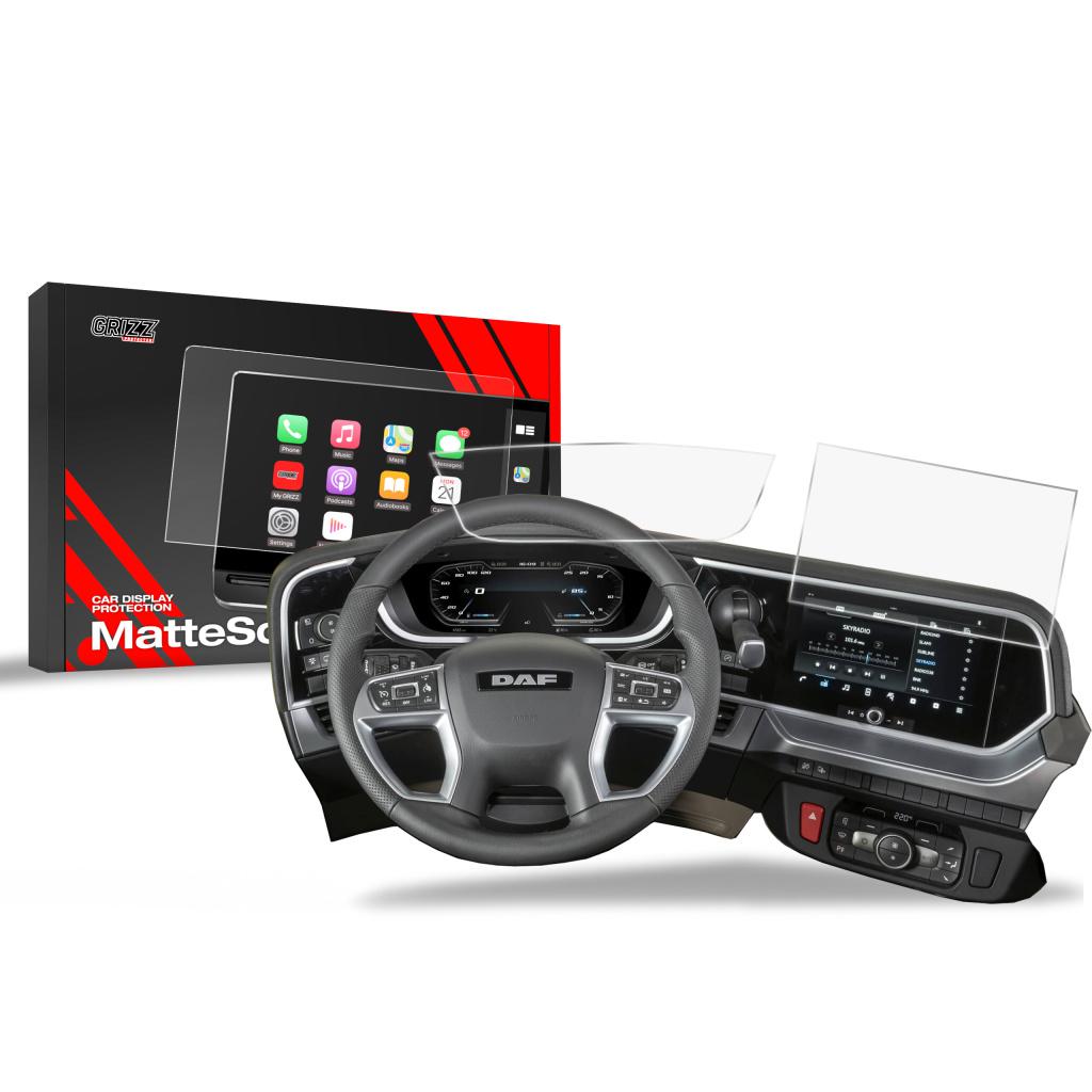 Matn folie na LCD display navigace DAF XB NGD