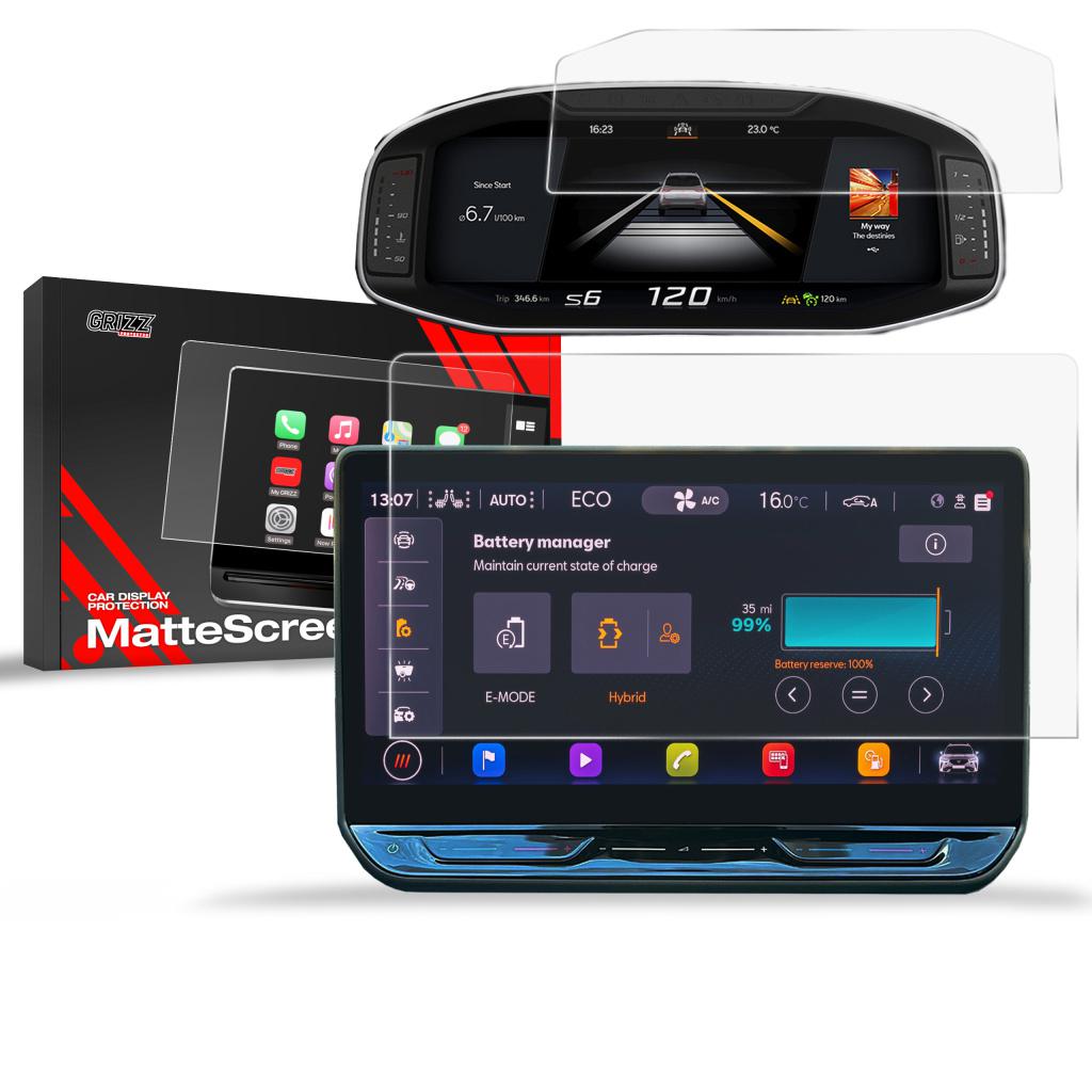 Matn folie na LCD display navigace Cupra Leon