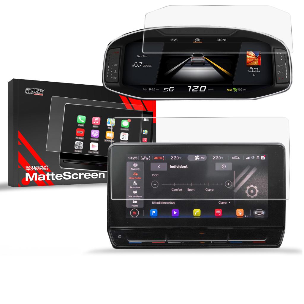 Matn folie na LCD display navigace Seat Leon