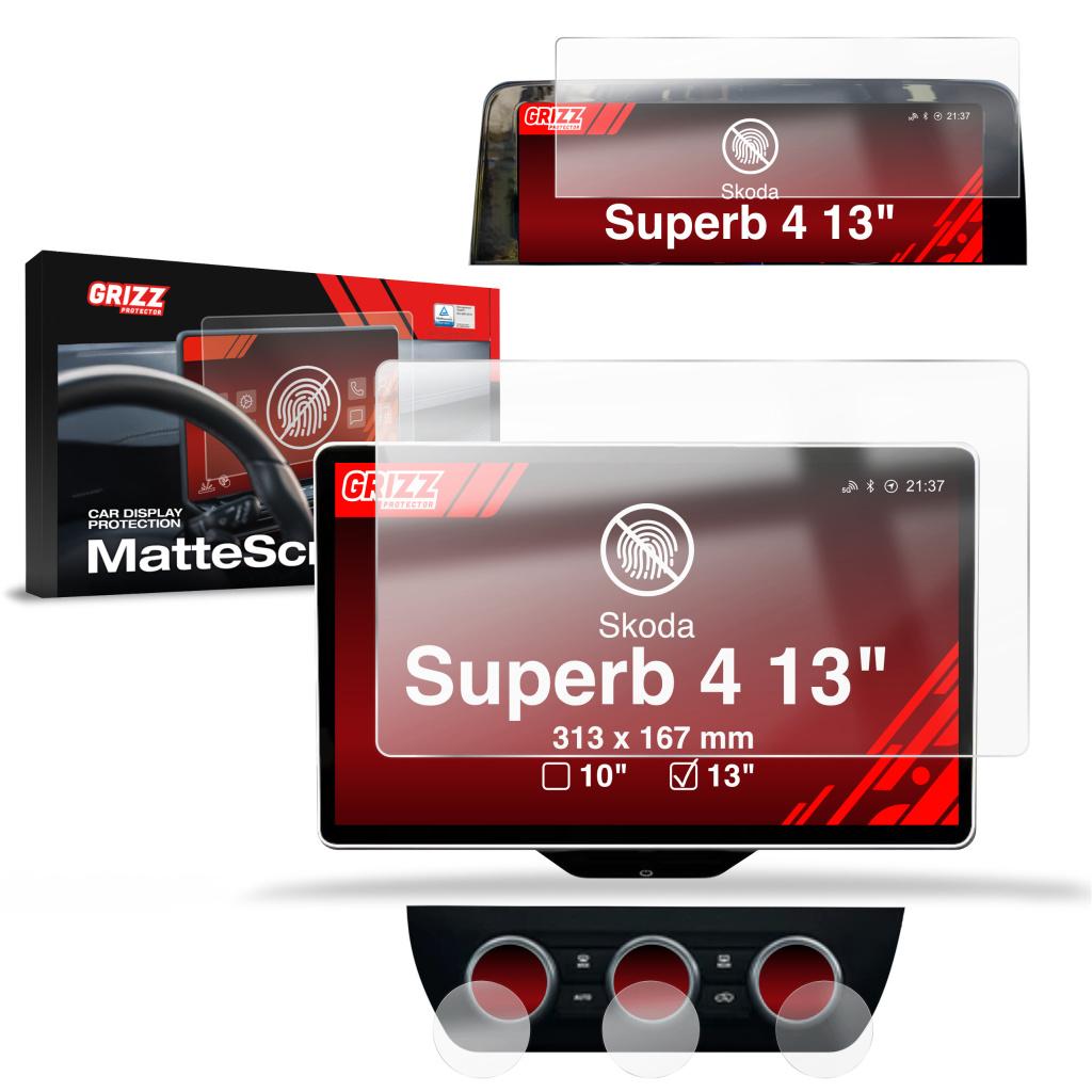 Matn� folie na LCD display navigace �koda Superb 4 - JARN� V�PRODEJ