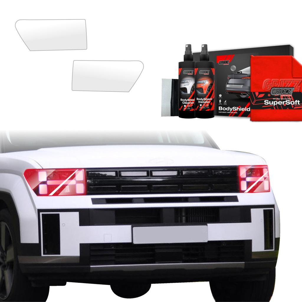 Ochrann� folie GRIZZ na p�edn� sv�tlomety Hyundai Santa Fe