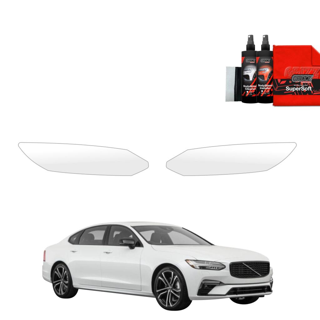 Ochrann� folie GRIZZ na p�edn� sv�tlomety Volvo S90 Sedan 5D