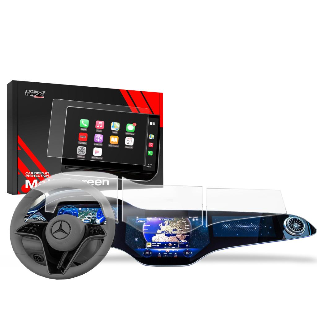 Matn� folie na LCD display navigace Mercedes EQE