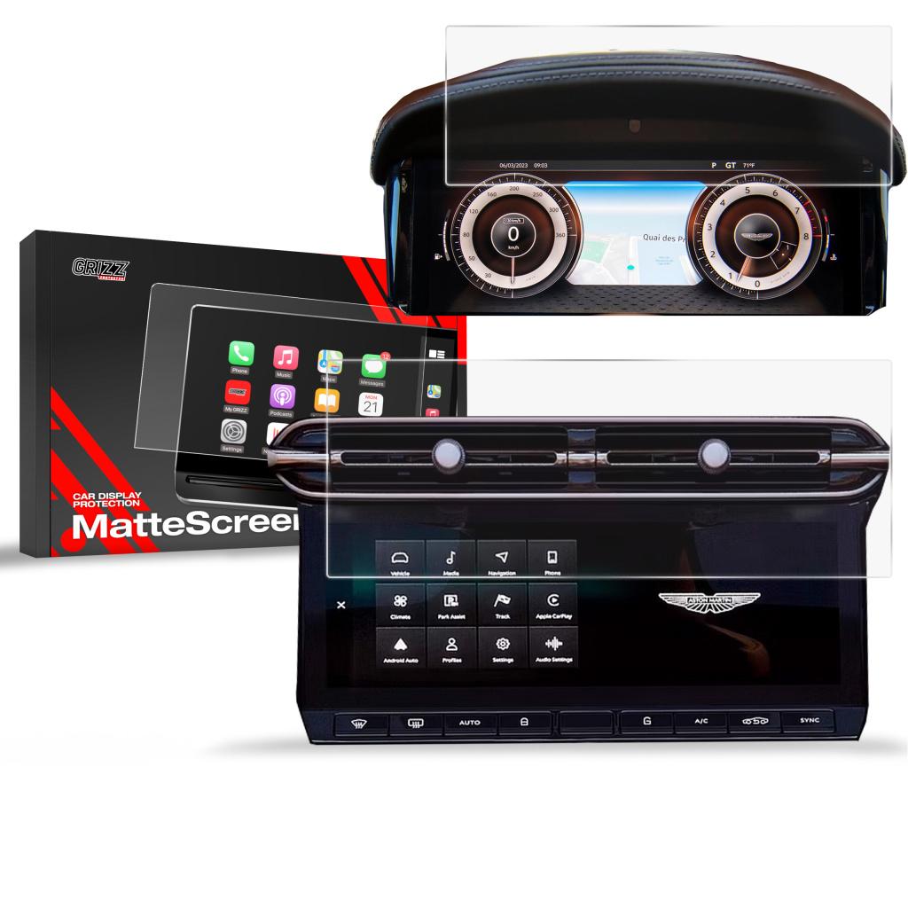 Matn� folie na LCD display navigace Aston Martin DB12