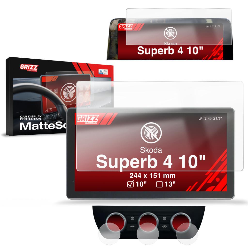 Matn� folie na LCD display navigace �koda Superb 4 - JARN� V�PRODEJ